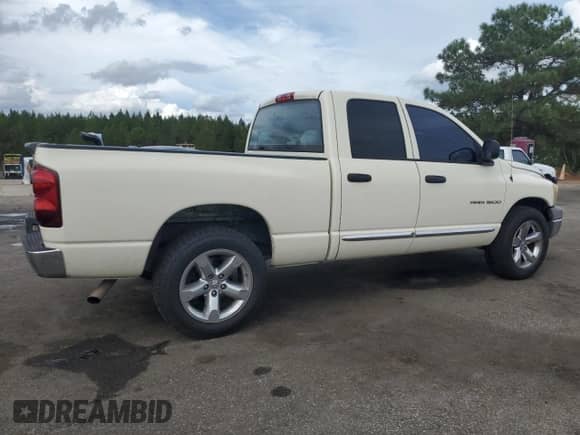 2007 Dodge 1500 SLT with VIN 1D7HA18P87J613081, listed as a Copart auction lot 81852905 with 184,400 mi miles and Clean title. Bid and sale history available at DreamBid. Image 3.