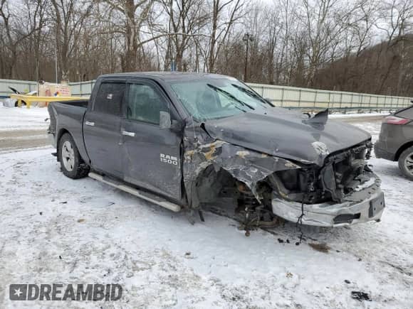 2016 Ram 1500 SLT with VIN 1C6RR7LTXGS416347, listed as a Copart auction lot 42046765 with 104,065 mi miles and Salvage title. Bid and sale history available at DreamBid. Image 4.