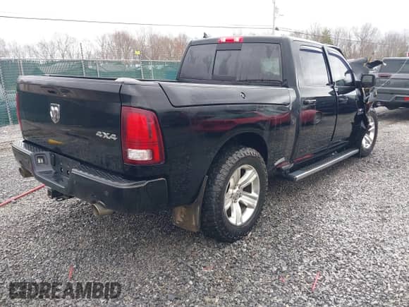 2013 Ram 1500 Sport with VIN 1C6RR7UT7DS722948, listed as a IAAI auction lot 41779347 with 66,131 mi miles and . Bid and sale history available at DreamBid. Image 4.