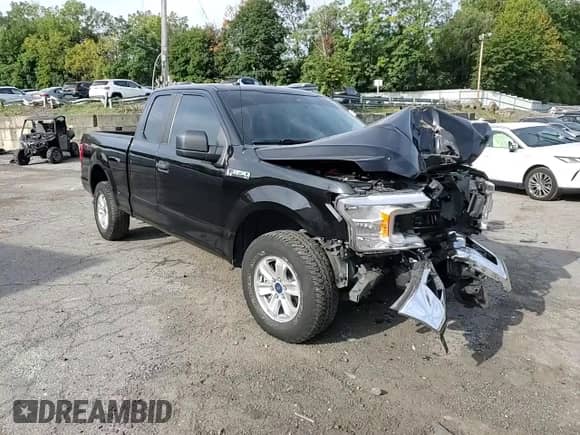 2019 Ford F-150 XL with VIN 1FTEX1EB3KKD31535, listed as a Copart auction lot 80839725 with 108,484 mi miles and Salvage title. Bid and sale history available at DreamBid. Image 13.