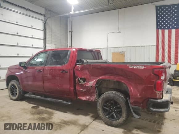2022 Chevrolet Silverado 1500 LT Trail Boss z VIN 3GCUDFELXNG604797, wystawiony jako Copart lot #87466664 z przebiegiem 36 182 mil mil oraz Szkoda całkowita • Salvage title. Historia ofert i sprzedaży dostępna na DreamBid. Obrazek 2.
