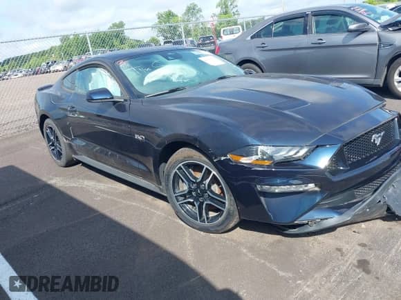 2021 Ford Mustang GT with VIN 1FA6P8CF0M5109190, listed as a IAAI auction lot 42491728 with Not provided miles and . Bid and sale history available at DreamBid. Image 1.