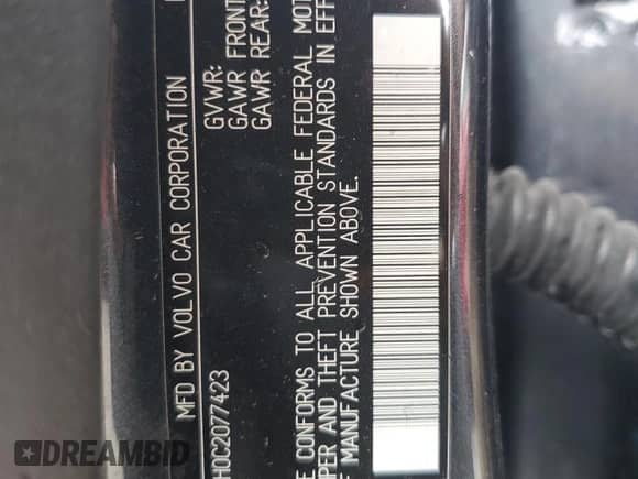 2012 Volvo S60 T6 с VIN YV1902FH0C2077423, выставлен на аукционе Copart как лот 65237985 с пробегом 140 958 миль миль и Чистый • Clean title. История ставок и продаж доступна на DreamBid. Изображение 12.