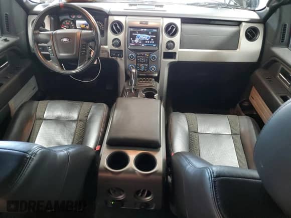 2013 Ford F-150 SVT Raptor with VIN 1FTFW1R64DFA08434, listed as a Copart auction lot 66561235 with 93,672 mi miles and Salvage title. Bid and sale history available at DreamBid. Image 8.