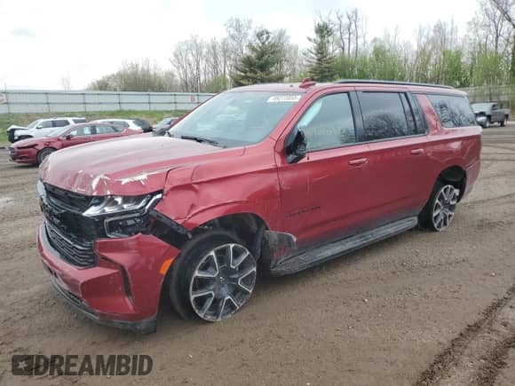 2021 Chevrolet Suburban RST с VIN 1GNSKEKD0MR198555, выставлен на аукционе Copart как лот 49272855 с пробегом 61 272 миль миль и Чистый • Clean title. История ставок и продаж доступна на DreamBid. Изображение 1.