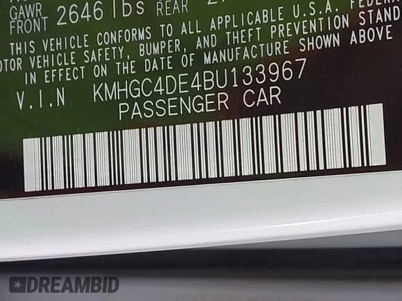 2011 Hyundai Genesis с VIN KMHGC4DE4BU133967, выставлен на аукционе IAAI как лот 43484615 с пробегом 120 740 миль миль и . История ставок и продаж доступна на DreamBid. Изображение 9.