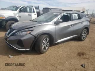 2022 Nissan Murano S with VIN 5N1AZ2AS1NC125855, listed as a Copart auction lot 77483294 with Not provided miles and Salvage title. Bid and sale history available at DreamBid. Image 1.