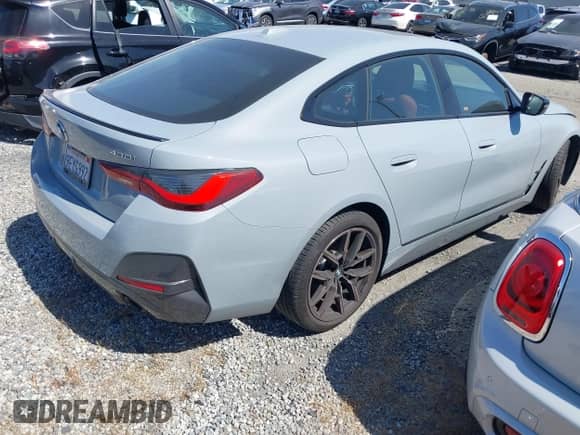 2023 BMW 4 Series 430i with VIN WBA63AV0XPFP44077, listed as a IAAI auction lot 41998141 with 17,946 mi miles and . Bid and sale history available at DreamBid. Image 4.