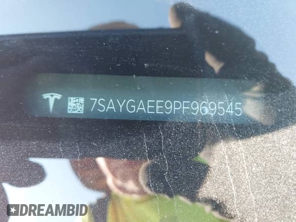 2023 Tesla Model Y Long Range с VIN 7SAYGAEE9PF969545, выставлен на аукционе IAAI как лот 43410429 с пробегом 15 885 миль миль и . История ставок и продаж доступна на DreamBid. Изображение 9.