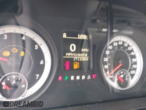 2013 Ram 1500 with VIN 1C6RR7LP4DS572656, listed as a IAAI auction lot 42893957 with 171,108 mi miles and . Bid and sale history available at DreamBid. Image 7.