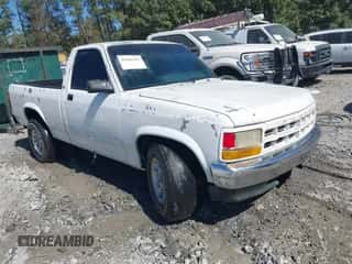 1992 Dodge Dakota S z VIN 1B7GL26X9NS542473, wystawiony jako IAAI lot #43393393 z przebiegiem 345 900 mil mil oraz . Historia ofert i sprzedaży dostępna na DreamBid. Obrazek 1.