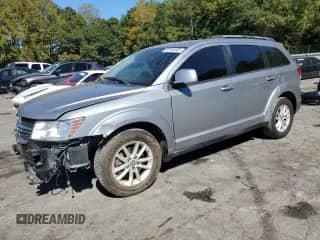 2017 Dodge Journey SXT with VIN 3C4PDDBG8HT592430, listed as a Copart auction lot 82455265 with 186,400 mi miles and Clean title. Bid and sale history available at DreamBid. Image 1.