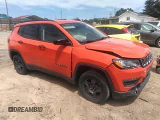 2018 Jeep Compass Sport с VIN 3C4NJDAB6JT126829, выставлен на аукционе IAAI как лот 43062096 с пробегом 81 042 миль миль и . История ставок и продаж доступна на DreamBid. Изображение 1.