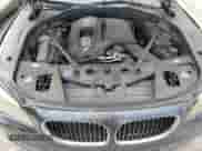 2011 BMW 7 Series 740i with VIN WBAKA4C51BC612517, listed as a Copart auction lot 76987474 with Not provided miles and Salvage title. Bid and sale history available at DreamBid. Image 11.