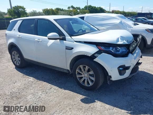 2018 Land Rover Discovery Sport SE with VIN SALCP2RX1JH740401, listed as a IAAI auction lot 42032873 with 77,111 mi miles and . Bid and sale history available at DreamBid. Image 1.