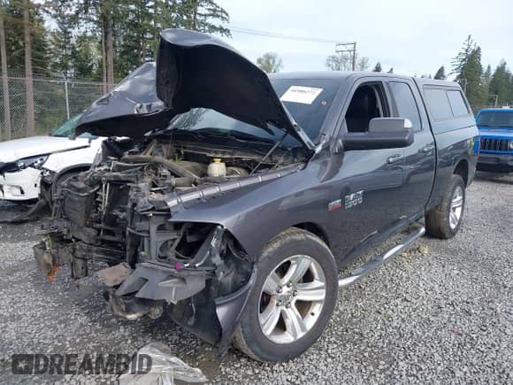 2014 Ram 1500 Sport with VIN 1C6RR7HT0ES196738, listed as a IAAI auction lot 41980272 with 161,099 mi miles and . Bid and sale history available at DreamBid. Image 16.