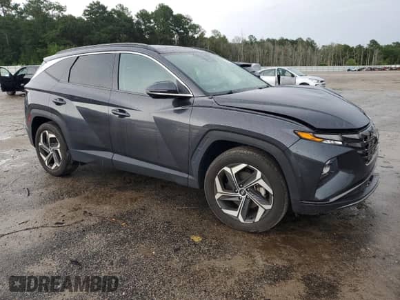 2022 Hyundai Tucson Limited with VIN 5NMJE3AE2NH073847, listed as a Copart auction lot 68333505 with 40,278 mi miles and Salvage title. Bid and sale history available at DreamBid. Image 4.