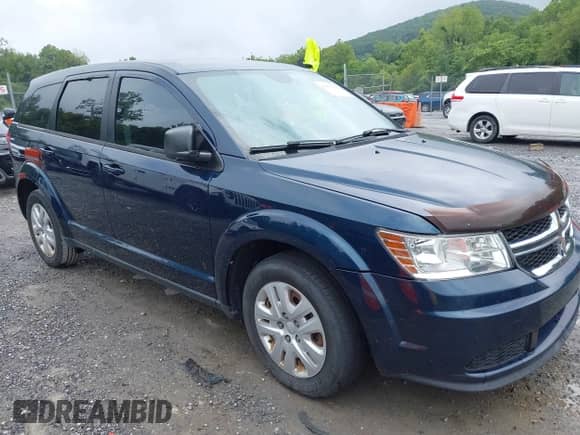 2015 Dodge Journey SE with VIN 3C4PDCAB8FT608509, listed as a IAAI auction lot 42961514 with 158,134 mi miles and . Bid and sale history available at DreamBid. Image 1.