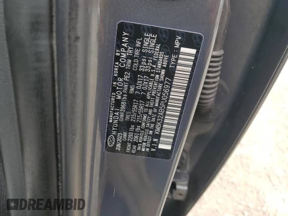 2023 Hyundai Kona SEL z VIN KM8K32AB5PU056977, wystawiony jako Copart lot #68577515 z przebiegiem 24 626 mil mil oraz Szkoda całkowita • Salvage title. Historia ofert i sprzedaży dostępna na DreamBid. Obrazek 13.