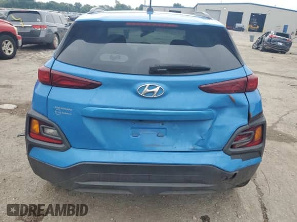 2021 Hyundai Kona SEL with VIN KM8K22AA0MU602221, listed as a Copart auction lot 70577975 with 79,063 mi miles and Salvage title. Bid and sale history available at DreamBid. Image 6.