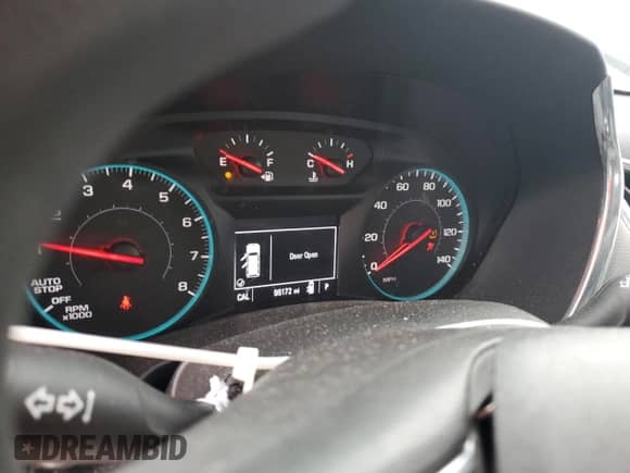 2018 Chevrolet Equinox LS with VIN 3GNAXHEV1JS613829, listed as a Copart auction lot 62596035 with 96,172 mi miles and Salvage title. Bid and sale history available at DreamBid. Image 9.