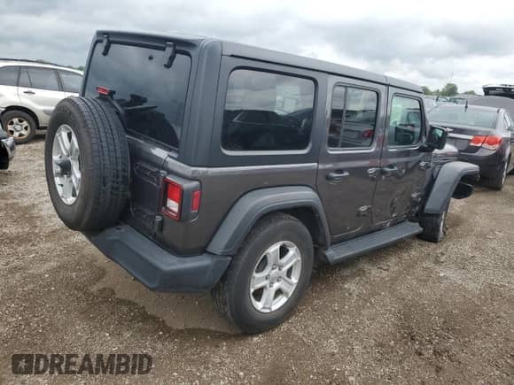 2021 Jeep Wrangler Unlimited 80th Anniversary с VIN 1C4HJXDG0MW788118, выставлен на аукционе Copart как лот 70630625 с пробегом 52 164 миль миль и Списание • Salvage title. История ставок и продаж доступна на DreamBid. Изображение 3.