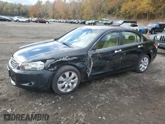 2009 Honda Accord EX-L with VIN 5KBCP36899B502156, listed as a Copart auction lot 89462385 with 150,535 mi miles and Salvage title. Bid and sale history available at DreamBid. Image 1.