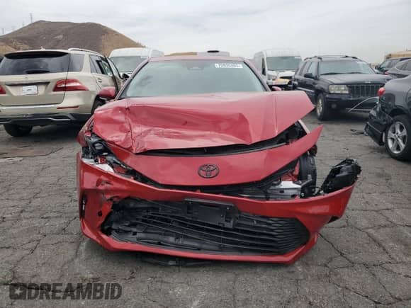 2025 Toyota Camry LE с VIN 4T1DAACK0SU152045, выставлен на аукционе Copart как лот 70890405 с пробегом 8 444 миль миль и Списание • Salvage title. История ставок и продаж доступна на DreamBid. Изображение 5.