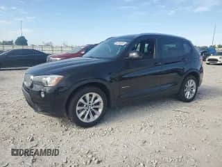 2017 BMW X3 sDrive28i with VIN 5UXWZ7C5XH0V85132, listed as a Copart auction lot 82264555 with 276,154 mi miles and Clean title. Bid and sale history available at DreamBid. Image 1.