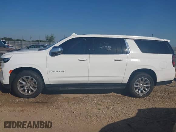2023 Chevrolet Suburban Premier with VIN 1GNSCFKD9PR355118, listed as a IAAI auction lot 43171912 with Not provided miles and . Bid and sale history available at DreamBid. Image 14.