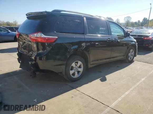 2018 Toyota Sienna LE with VIN 5TDKZ3DC9JS948285, listed as a Copart auction lot 82350405 with 239,754 mi miles and Salvage title. Bid and sale history available at DreamBid. Image 3.