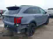 2023 Kia Sorento SX with VIN 5XYRK4LF1PG178030, listed as a IAAI auction lot 42894787 with 26,008 mi miles and . Bid and sale history available at DreamBid. Image 4.