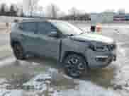 2021 Jeep Compass Trailhawk with VIN 3C4NJDDB8MT553610, listed as a Copart auction lot 45709735 with 96,602 mi miles and Salvage title. Bid and sale history available at DreamBid. Image 4.