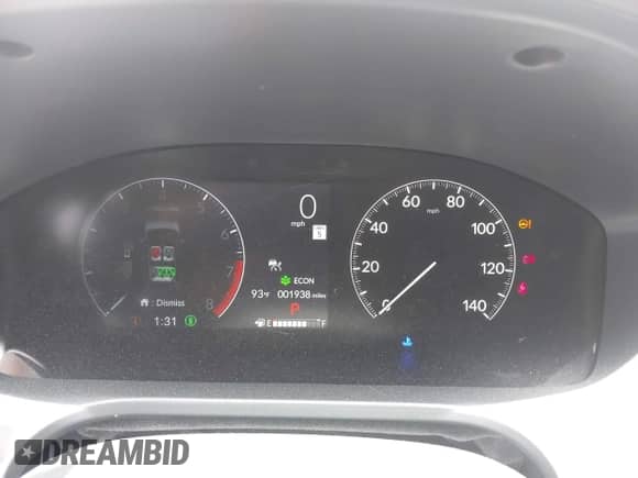 2025 Honda HR-V LX with VIN 3CZRZ1H38SM754677, listed as a IAAI auction lot 42694829 with 1,938 mi miles and . Bid and sale history available at DreamBid. Image 7.