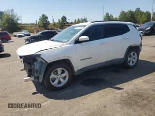 2020 Jeep Compass Altitude с VIN 3C4NJCBB7LT212517, выставлен на аукционе Copart как лот 80724445 с пробегом 53 059 миль миль и Списание • Salvage title. История ставок и продаж доступна на DreamBid. Изображение 1.
