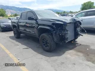 2024 Toyota Tacoma SR5 with VIN 3TMLB5JN9RM048881, listed as a IAAI auction lot 42562353 with 17,712 mi miles and . Bid and sale history available at DreamBid. Image 1.