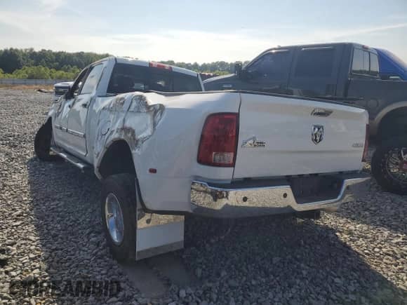2010 Dodge 3500 Laramie with VIN 3D73Y4CL9AG144507, listed as a Copart auction lot 68085514 with Not provided miles and Salvage title. Bid and sale history available at DreamBid. Image 2.