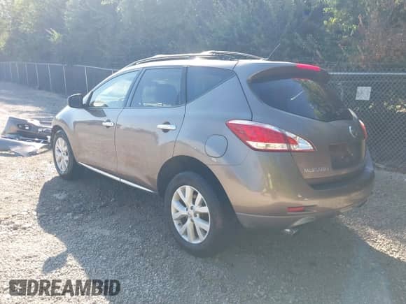 2011 Nissan Murano SV with VIN JN8AZ1MW8BW170173, listed as a IAAI auction lot 43216601 with 243,319 mi miles and . Bid and sale history available at DreamBid. Image 3.