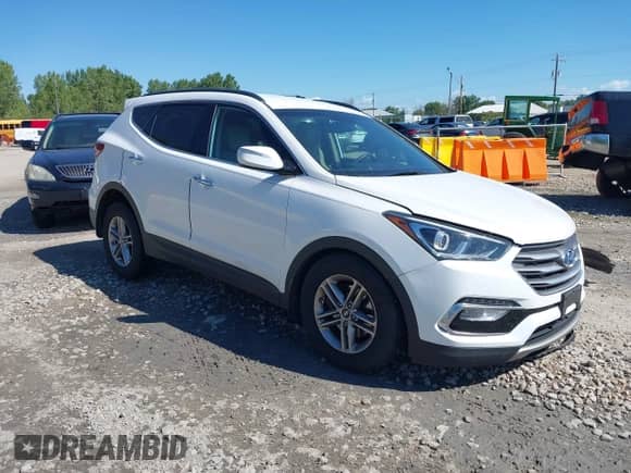 2017 Hyundai Santa Fe 2.4L z VIN 5NMZUDLB3HH029892, wystawiony jako IAAI lot #43049357 z przebiegiem 107 077 mil mil oraz . Historia ofert i sprzedaży dostępna na DreamBid. Obrazek 1.