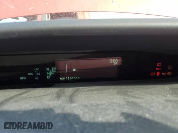 2013 Toyota Prius Two with VIN JTDKN3DU5D1688473, listed as a Copart auction lot 89674795 with 136,481 mi miles and Salvage title. Bid and sale history available at DreamBid. Image 9.