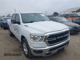2020 Ram 1500 Big Horn z VIN 1C6RREFG3LN129718, wystawiony jako IAAI lot #42269424 z przebiegiem 97 387 mil mil oraz . Historia ofert i sprzedaży dostępna na DreamBid. Obrazek 1.