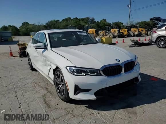 2022 BMW 3 Series 330i xDrive with VIN 3MW5R7J07N8C36576, listed as a Copart auction lot 81846515 with 4,054 mi miles and Salvage title. Bid and sale history available at DreamBid. Image 13.