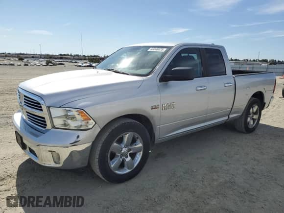2014 Ram 1500 Big Horn z VIN 1C6RR6GTXES271361, wystawiony jako Copart lot #66046675 z przebiegiem 90 495 mil mil oraz Szkoda całkowita • Salvage title. Historia ofert i sprzedaży dostępna na DreamBid. Obrazek 1.