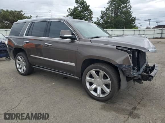 2020 Cadillac Escalade Premium Luxury with VIN 1GYS4CKJ7LR156518, listed as a Copart auction lot 53136925 with 87,706 mi miles and Salvage title. Bid and sale history available at DreamBid. Image 4.