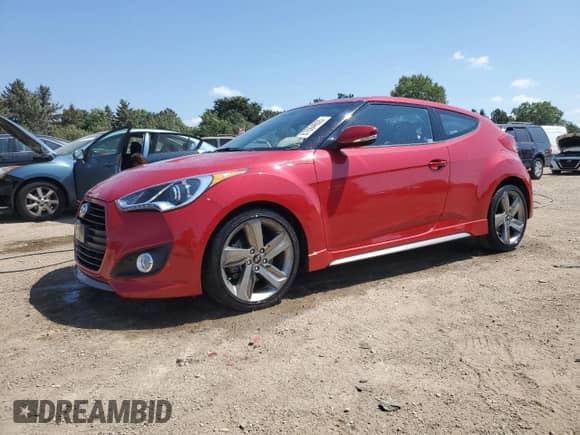 2013 Hyundai Veloster Turbo с VIN KMHTC6AE4DU106074, выставлен на аукционе Copart как лот 67664655 с пробегом 40 812 миль миль и Списание • Salvage title. История ставок и продаж доступна на DreamBid. Изображение 1.