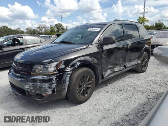 2020 Dodge Journey SE Value with VIN 3C4PDCAB9LT202623, listed as a Copart auction lot 84539395 with 118,506 mi miles and Non repairable. Bid and sale history available at DreamBid. Image 1.