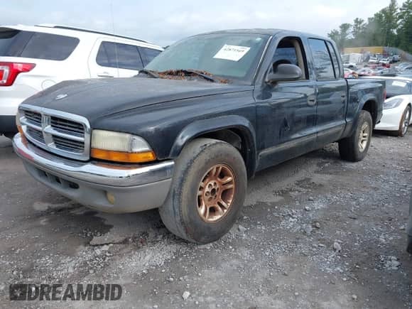 2004 Dodge Dakota SLT with VIN 1D7HL48N14S651218, listed as a IAAI auction lot 42871569 with 265,642 mi miles and . Bid and sale history available at DreamBid. Image 2.