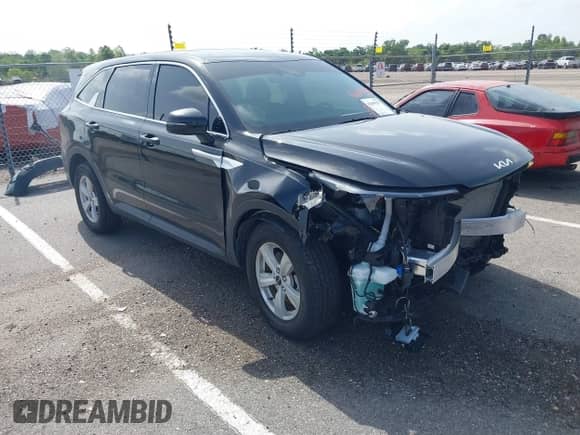 2024 Kia Sorento LX with VIN 5XYRG4JC4RG282315, listed as a IAAI auction lot 42609357 with 13,847 mi miles and . Bid and sale history available at DreamBid. Image 1.