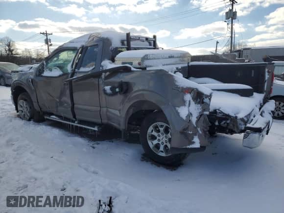 2022 Ford F-150 XL с VIN 1FTFX1E86NFC00704, выставлен на аукционе Copart как лот 89057565 с пробегом Не указан миль и Списание • Salvage title. История ставок и продаж доступна на DreamBid. Изображение 2.