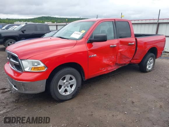 2010 Dodge 1500 SLT with VIN 1D7RV1GP8AS105642, listed as a IAAI auction lot 42368383 with 143,356 mi miles and . Bid and sale history available at DreamBid. Image 2.